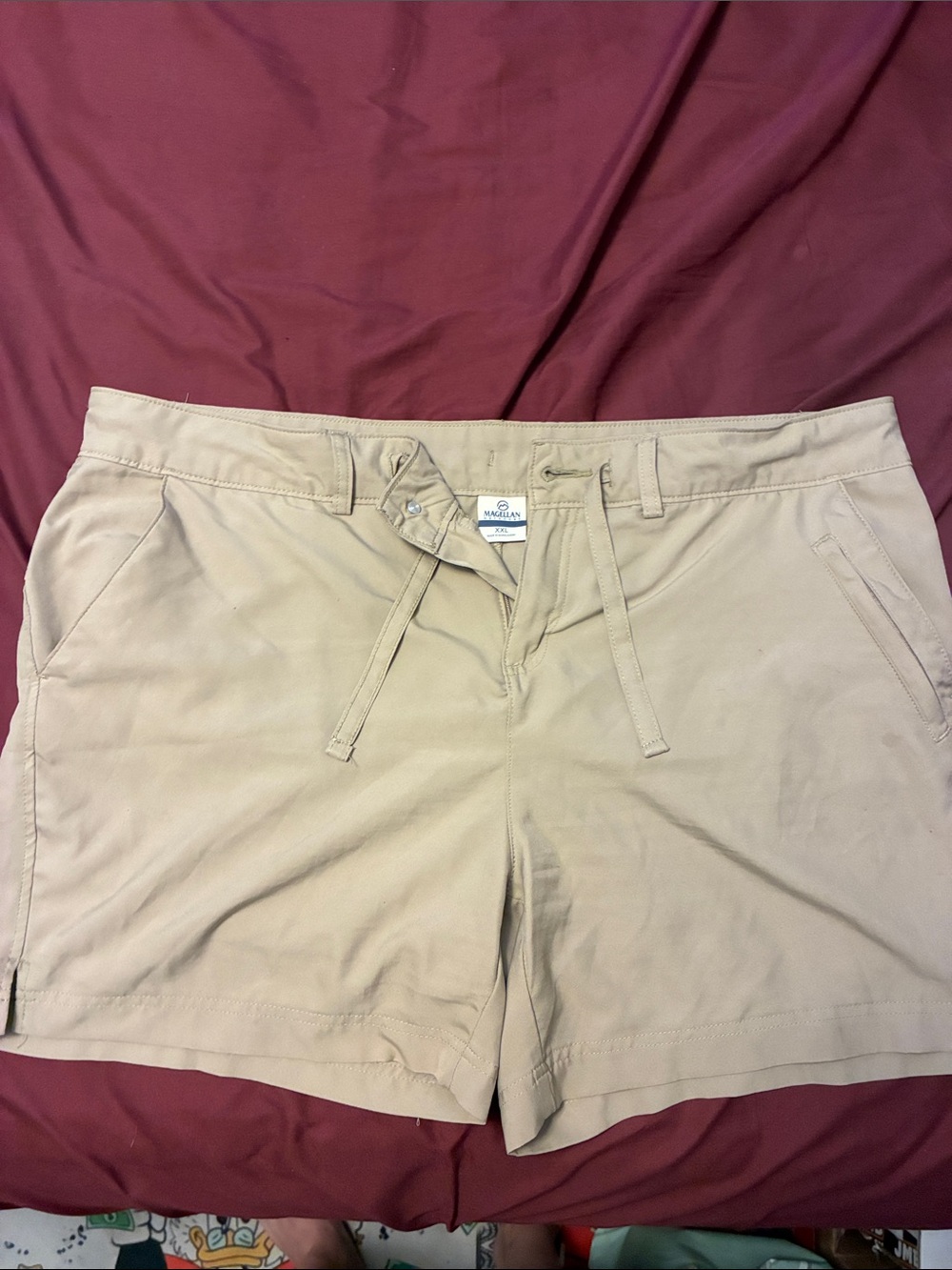 Magellan Outdoors Women's Khaki Drawstring Shorts